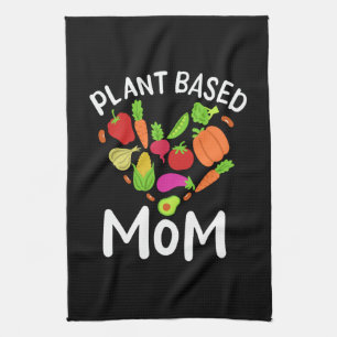 Vegan - Plant Based Mom Kitchen Towel
