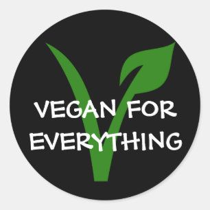 Vegan pour tout autocollant