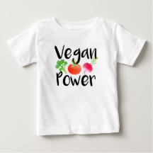 "Vegan Power" baby shirt