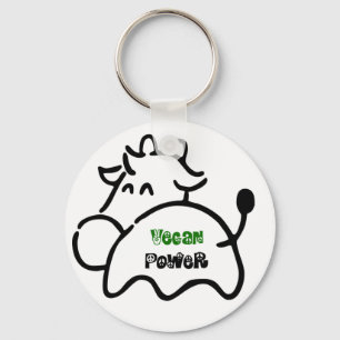 Vegan Power Keychain