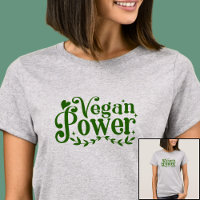 Vegan Power - on Light Grey 