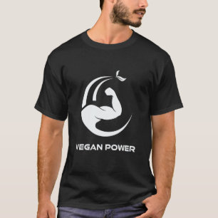 Vegan Power Vegan Vegetarian Muscles Beast On Fitn T-Shirt