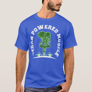 Vegan Power Vegetarian Plant Broccoli Bodybuilding T-Shirt
