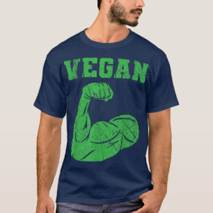 Vegan Power Vegetarian Plant Muscle Bodybuilding W T-Shirt