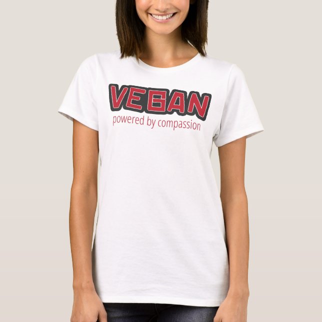 Vegan Powered by Compassion T-Shirt (Front)