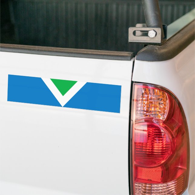 Vegan Pride Bumper Sticker (On Truck)