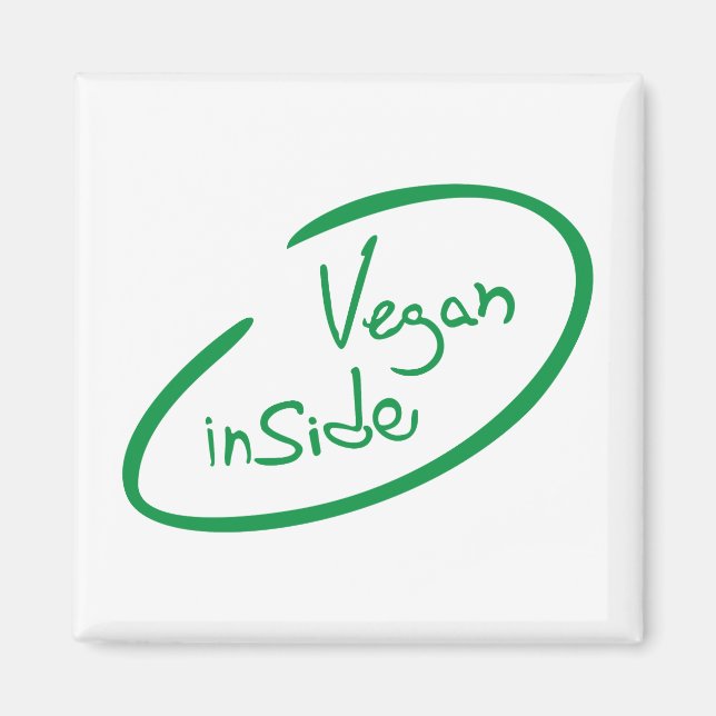 Vegan products magnet (Front)
