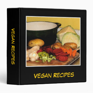 Vegan Recipes Binder