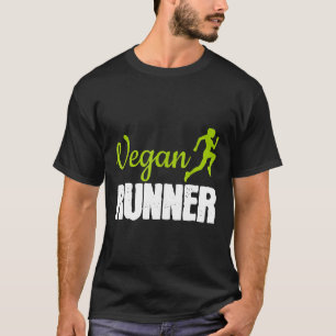 Vegan Runner Running Jogging Vegan Diet and Sports T-Shirt