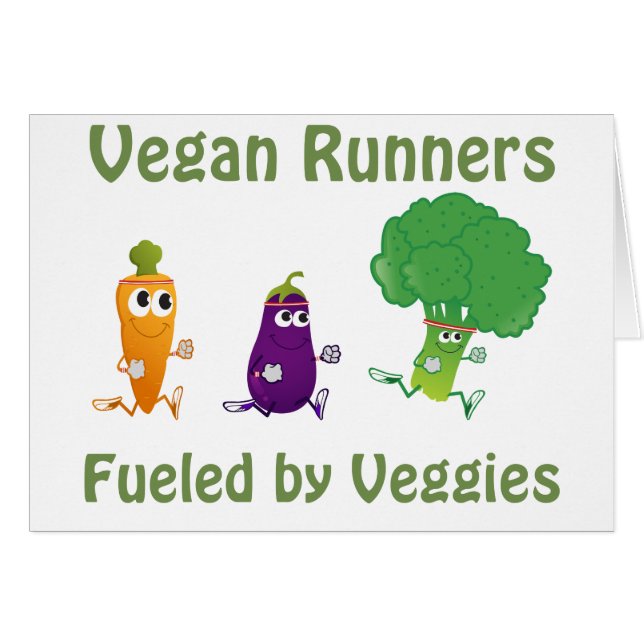 Vegan Runners - fuelled by Veggies (Front Horizontal)