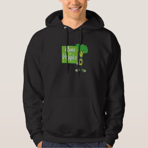 Vegan Runs On Veggies Broccoli Hoodie