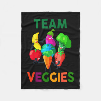 Vegan-shirt kids boys girls teen women funny team fleece blanket