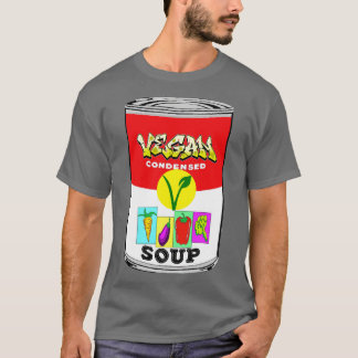 Vegan Soup Can 2 by LowEndGraphics T-Shirt