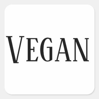 Vegan Square Sticker