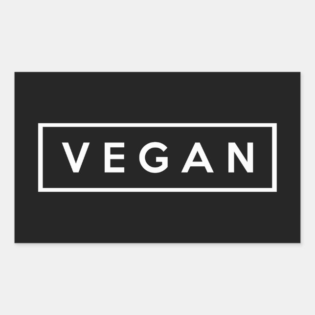 vegan. sticker (Front)