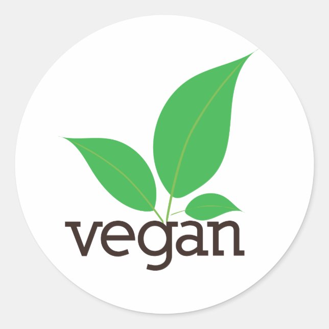 Vegan Sticker Labels (Front)