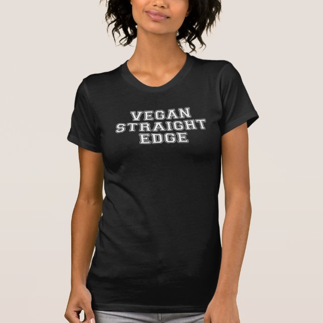 Vegan Straight Edge T-Shirt (Front)