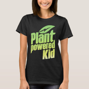Vegan Strong Plant Powered Kid Workout T-Shirt