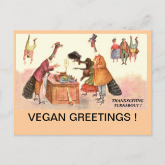 VEGAN THANKSGIVING Carte postale