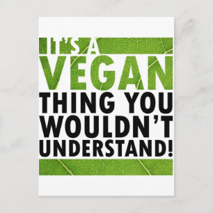 Vegan Thing Postcard