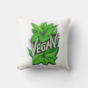 Vegan Throw Pillow