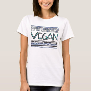 Vegan/Tribal print T-Shirt