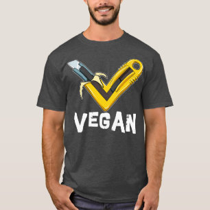Vegan TShirt Veggie Banana Knife Shirts and Gifts