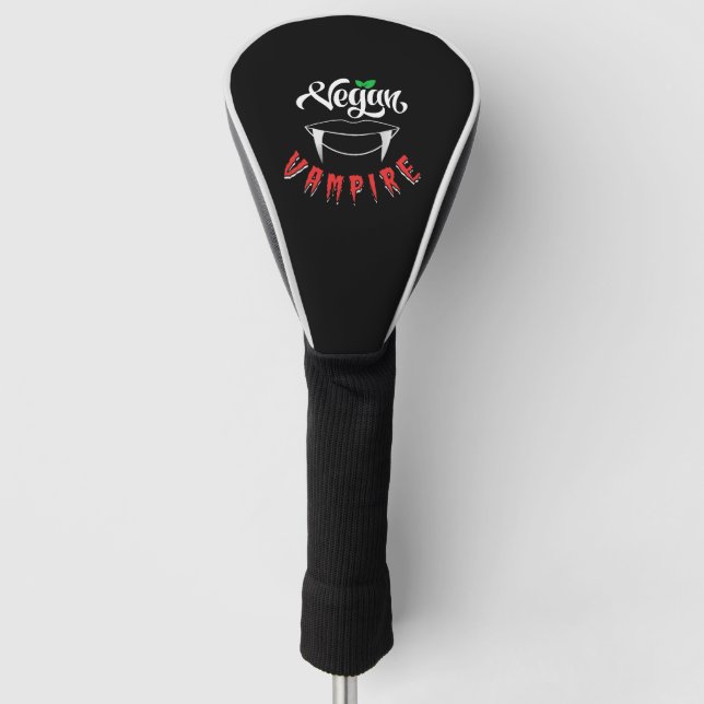 Vegan Vampire Golf Head Cover (Front)