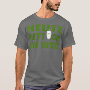 Vegan Vegan today radish the world vegetarians  T-Shirt
