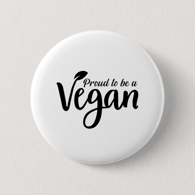 Vegan | Veganism Animal Welfare Vegan Gift Idea 2 Inch Round Button (Front)