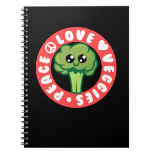 Vegan Vegetables Broccoli Notebook