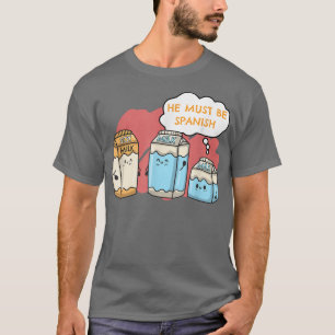 Vegan Vegetarian Food Vegans Soy Milk Must Be Span T-Shirt