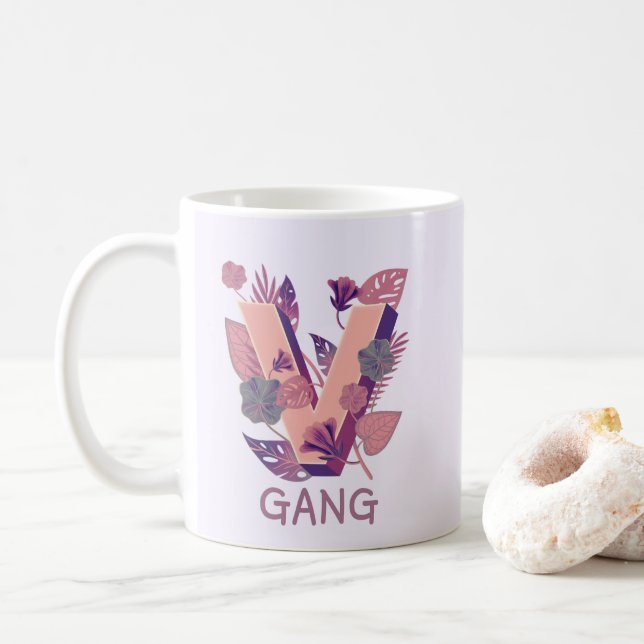 Vegan Vegetarian Tea Coffee Mug (With Donut)