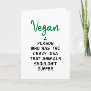 Vegan Vegetarian Veganism Food Veggie Animal Gift Card
