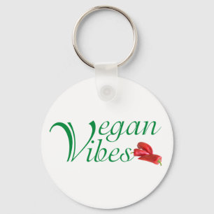 Vegan vibes keychain