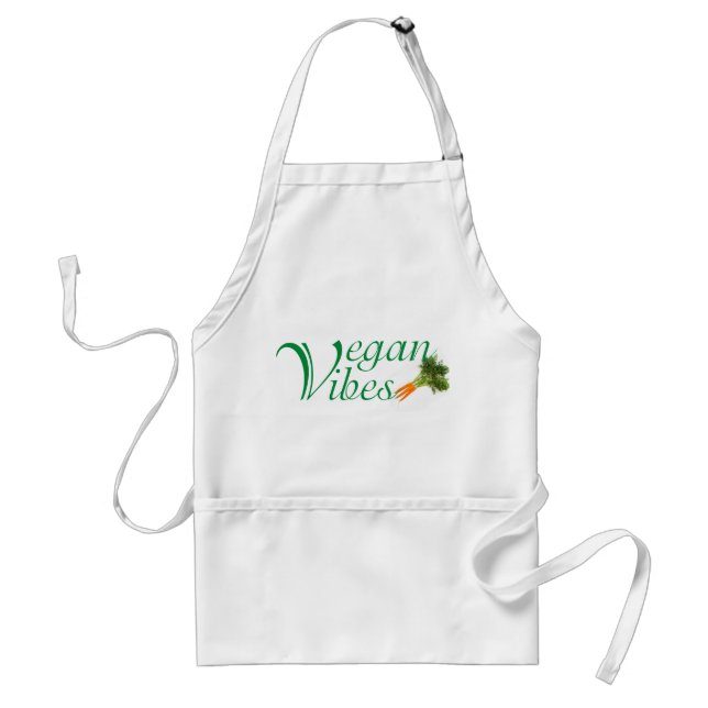 Vegan vibes standard apron (Front)