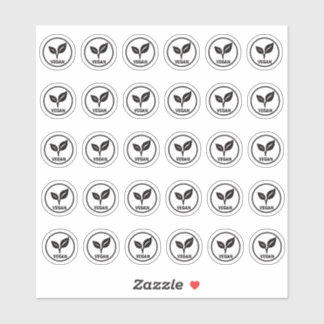 Vegan Wedding Menu Place Card Mini Meal Choice 