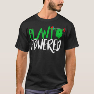 Vegan Workout Gift Design For Plant Powered Athlet T-Shirt