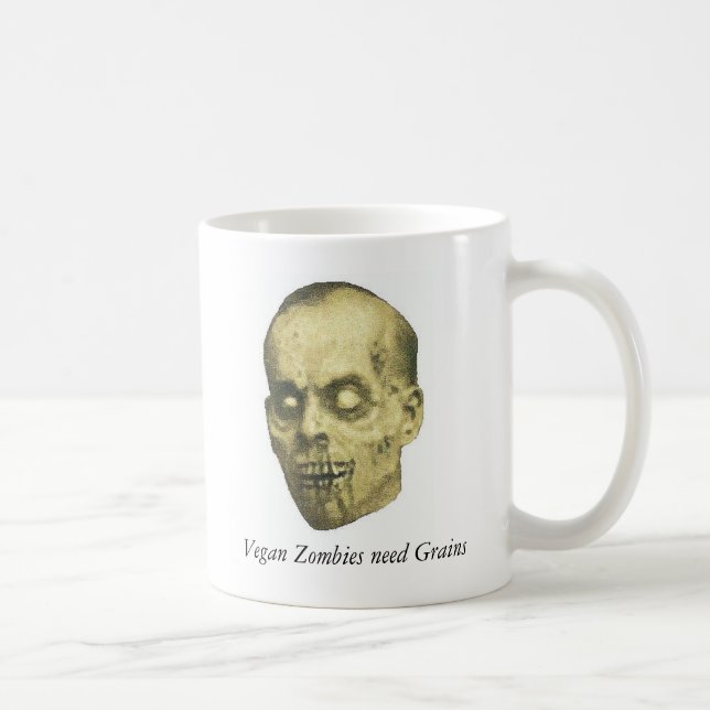 Vegan Zombie Coffee Mug (Right)