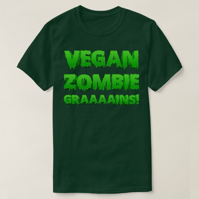 vegan zombie T-Shirt (Design Front)