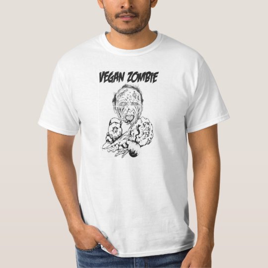Vegan Zombie - Zombie Wants Vegetables T-Shirt