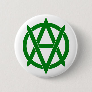 Veganarchism! 2 Inch Round Button