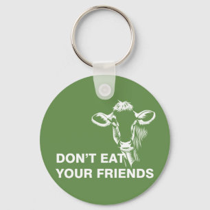 Veganism Keychain