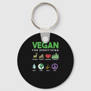 Veganism Vegetarian Foodie Veggies Gifts Vegan For Keychain