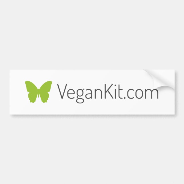VeganKit Bumper Sticker (Front)