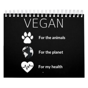 Vegano by Animals Vegan for animals Calendar