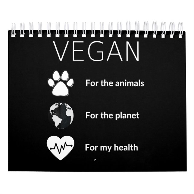 Vegano by Animals | Vegan for animals Calendar (Cover)