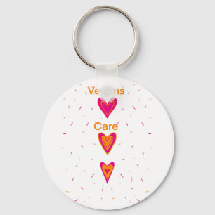 Vegans Care Keychain