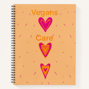 Vegans Care Notebook