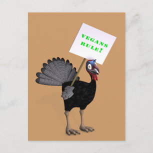 Vegans Rule! Postcard